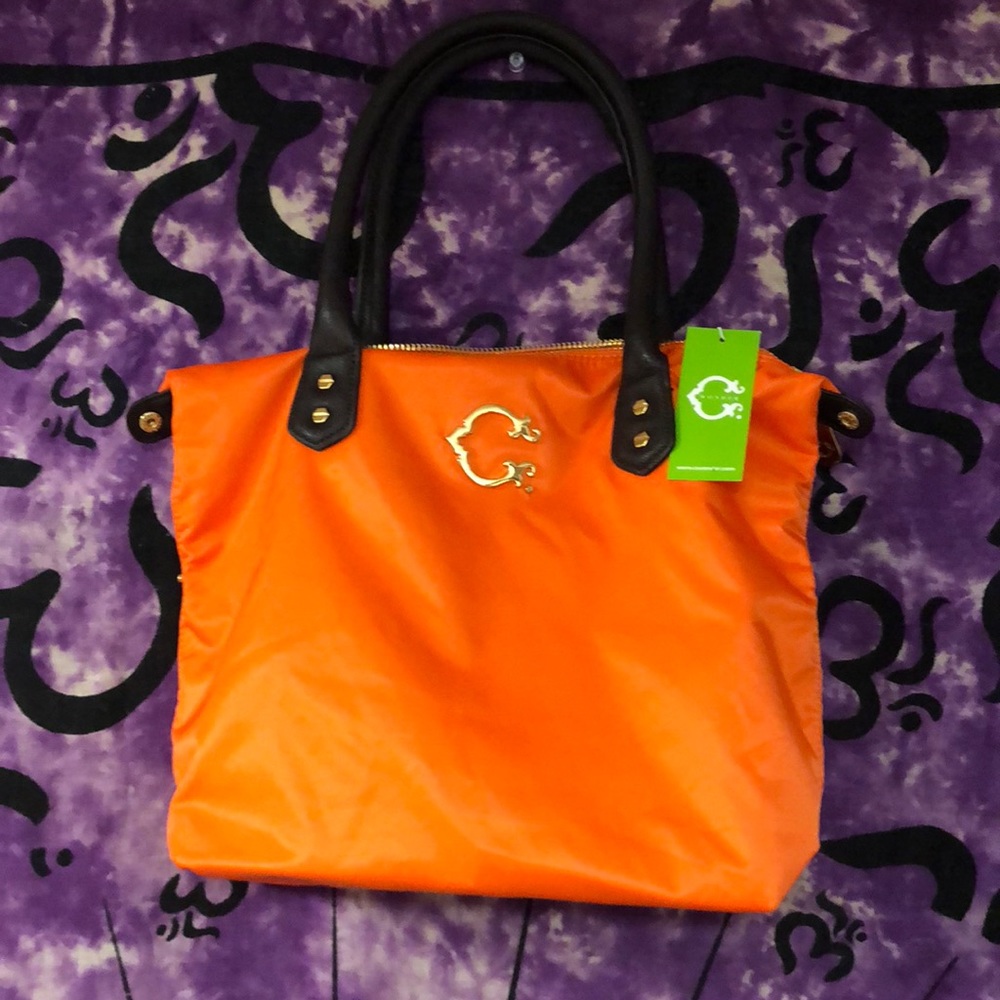 BRAND NWT C-Wonder Mini Easy Tote - Orange&Brown